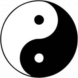 Yin Yang - symbol för motsatser